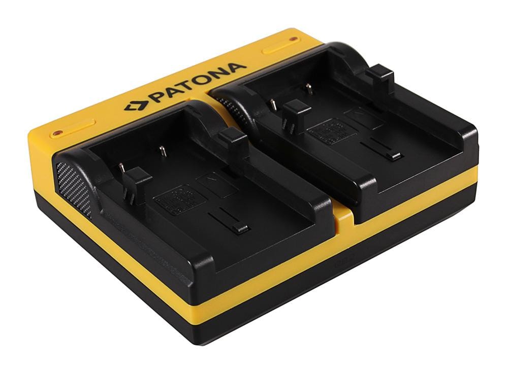 Carregador Dual PATONA para Olympus Li‑10B Camedia C50 Zoom C5000 Zoom C60 Zoom C760 Ultra com Cabo Micro‑USB