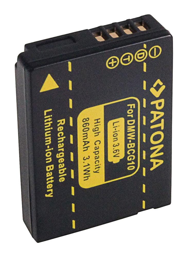 PATONA Batteria per Panasonic Lumix DMC-TZ6 TZ7 ZS1 ZS3 DMW-BCG10E