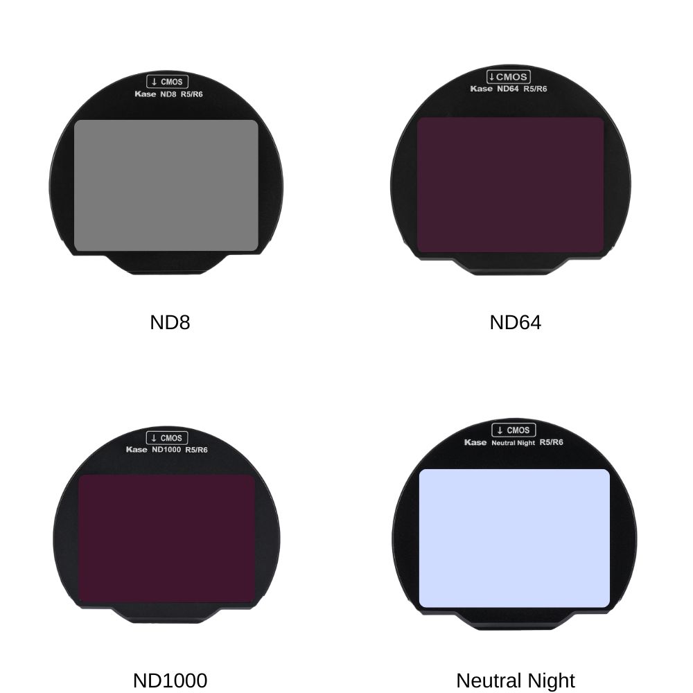 Clip In Filtro para Canon R3 R5 R6 Series - 4en1 Set Clip In Filtro para Canon R3 R5 R6 Series - 4en1 Set
