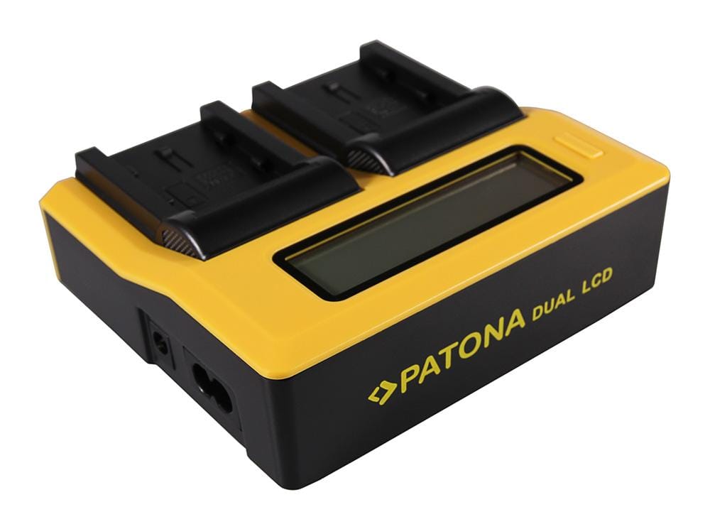 PATONA Dual LCD USB Caricatore per Samsung IA-BP210E, HMX, HMXH203, HMX-H203, IA-BP210E, SMX, SMXF40