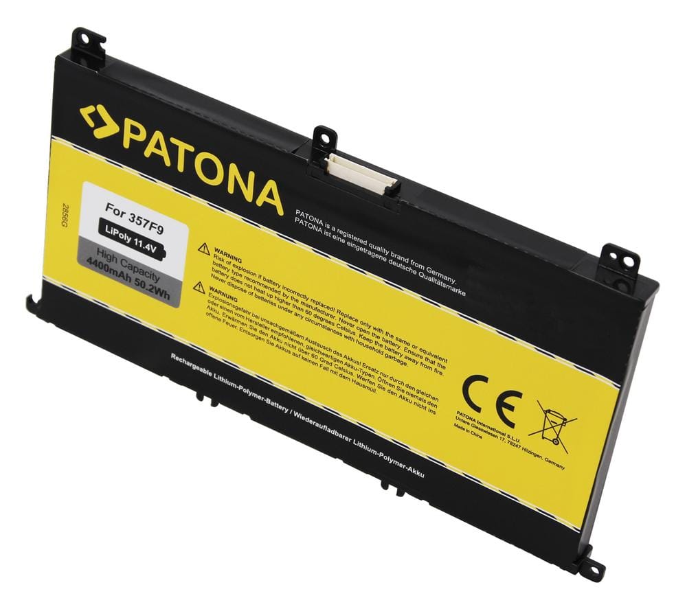 PATONA Batterie pour DELL Inspiron 15 7559, 5576, 5577, 7557, 7566, 7567, 00GFJ6, 071JF4, 0GFJ6, 357F9, 71JF4 PATONA Batterie pour DELL Inspiron 15 7559, 5576, 5577, 7557, 7566, 7567, 00GFJ6, 071JF4, 0GFJ6, 357F9, 71JF4