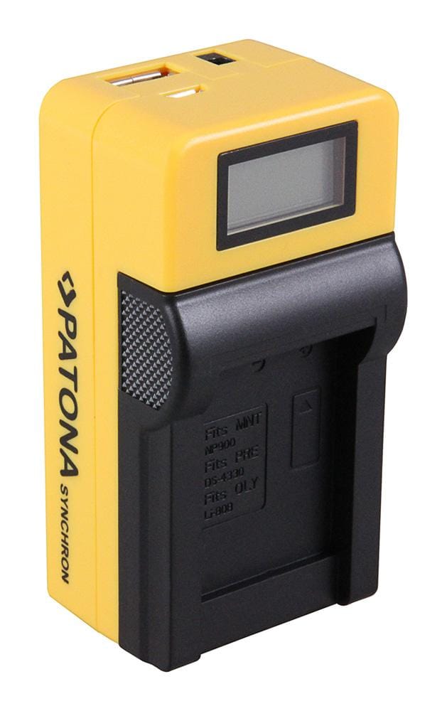 Chargeur USB Synchron PATONA pour Avant BATS4 Konica avec affichage LCD Chargeur USB Synchron PATONA pour Avant BATS4 Konica avec affichage LCD