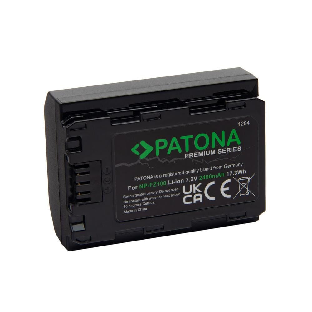 PATONA Premium Bateria para Sony NP-FZ100 A7 III A7M3 Alpha 7 III A7 R III A7RM3 Alpha 7 R III A9 Alpha 9
