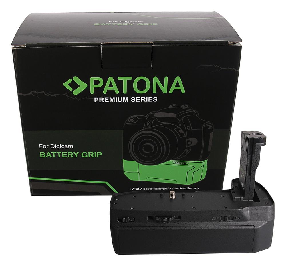 PATONA Premium Battery Grip for Blackmagic 4K/6K – 3 LP‑E6N Batteries incl. USB‑C Power Supply