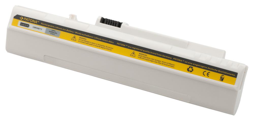 PATONA Battery for Acer Aspire One 571 A110 UM08B31 UM08B52 White PATONA Battery for Acer Aspire One 571 A110 UM08B31 UM08B52 White