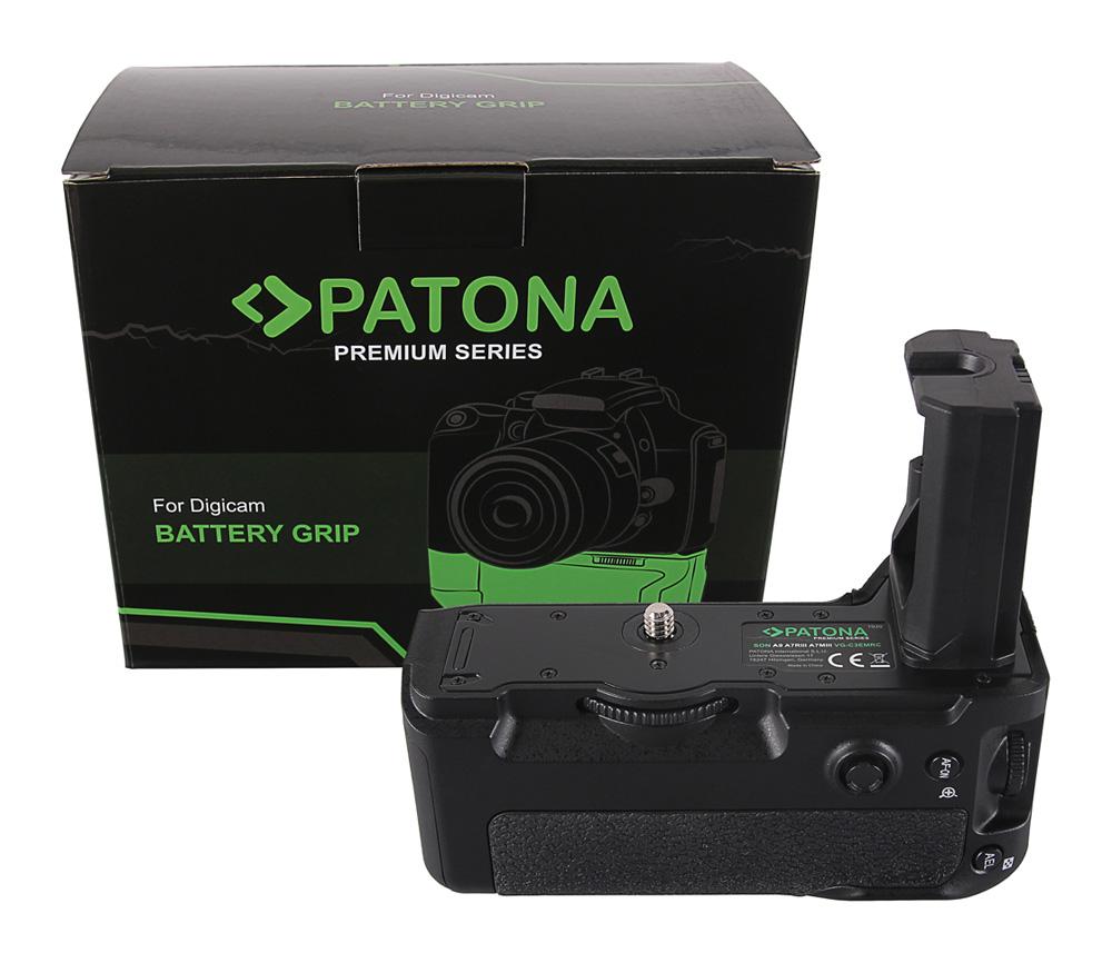 PATONA Impugnatura Premium per Sony Alpha A7MIII A7RIII A7III A9 VG-C3EM per 2 x batterie NP-FZ100