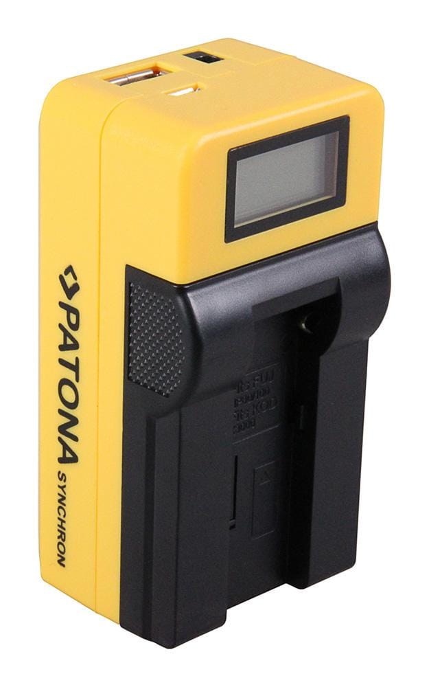 PATONA Synchron USB Charger for Fuji NP-100/NP-80 and Kodak with LCD Display