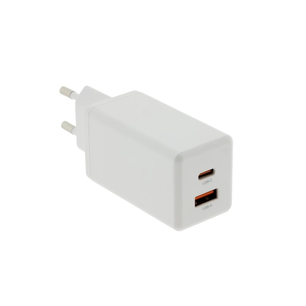 PATONA Premium GaN PD65W Adapter White 1x USB‑C 1x USB‑A PD3.0 QC3.0 PATONA Premium GaN PD65W Adapter White 1x USB‑C 1x USB‑A PD3.0 QC3.0