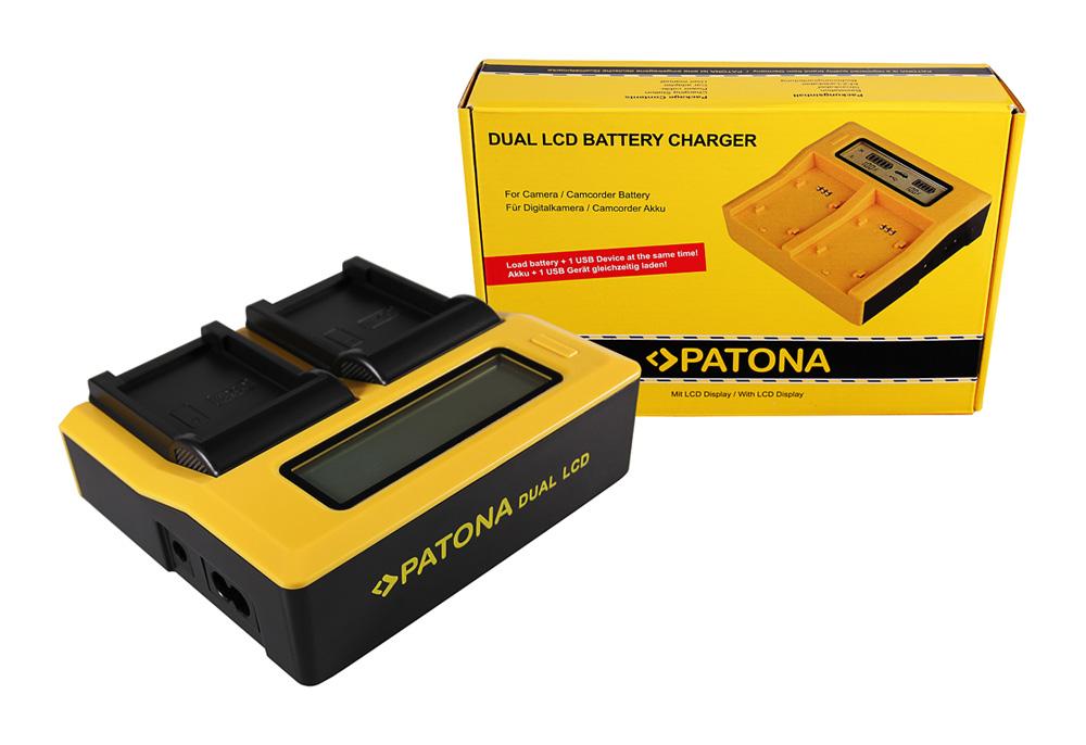 PATONA Cargador USB Dual con LCD para baterías Casio NP-20 Exilim EXM1 EXM2 EXM20 EXS1 PATONA Cargador USB Dual con LCD para baterías Casio NP-20 Exilim EXM1 EXM2 EXM20 EXS1