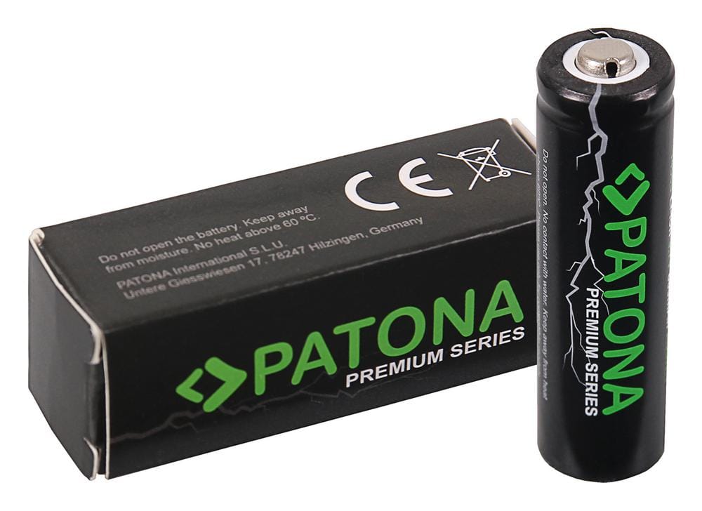 PATONA Premium 14500 ICR14500 Li‑Ion bateria 3,7 V 800 mAh para dispositivos 14500