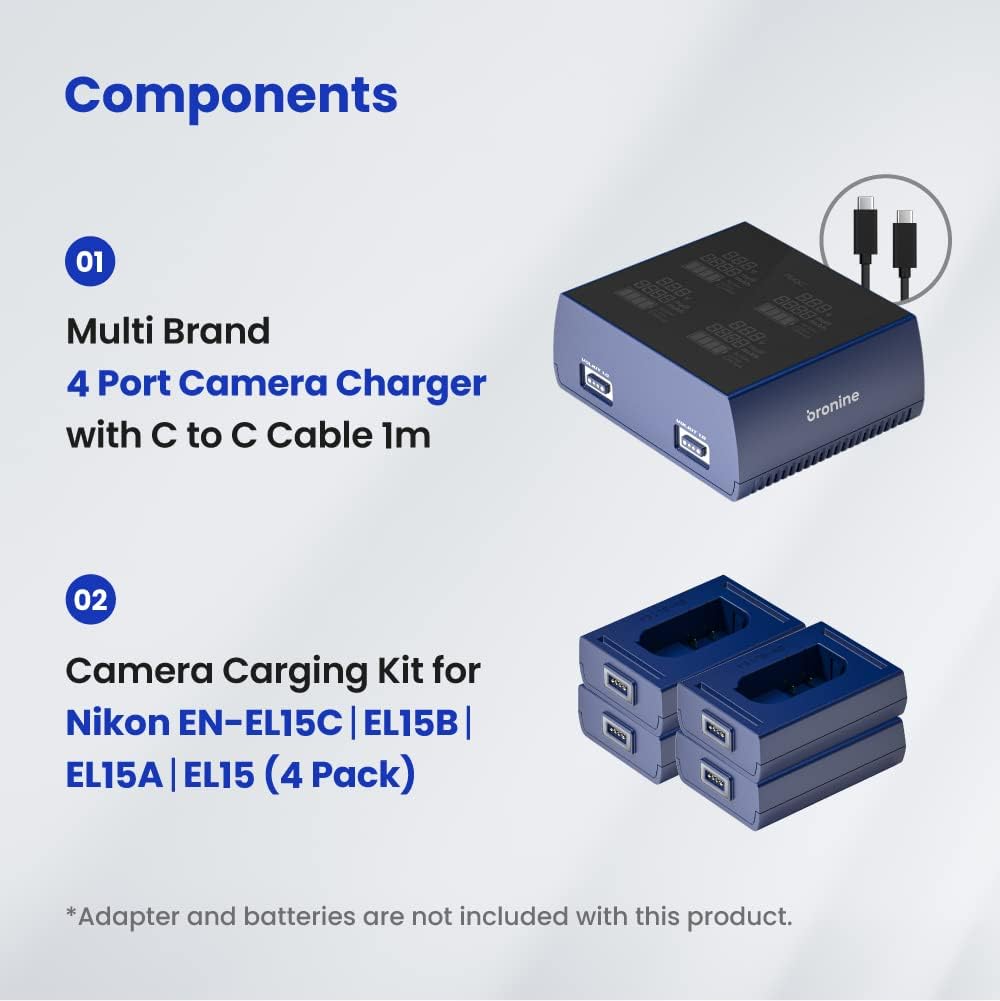 Caricabatterie Bronine a 4 porte Caricabatterie Bronine a 4 porte