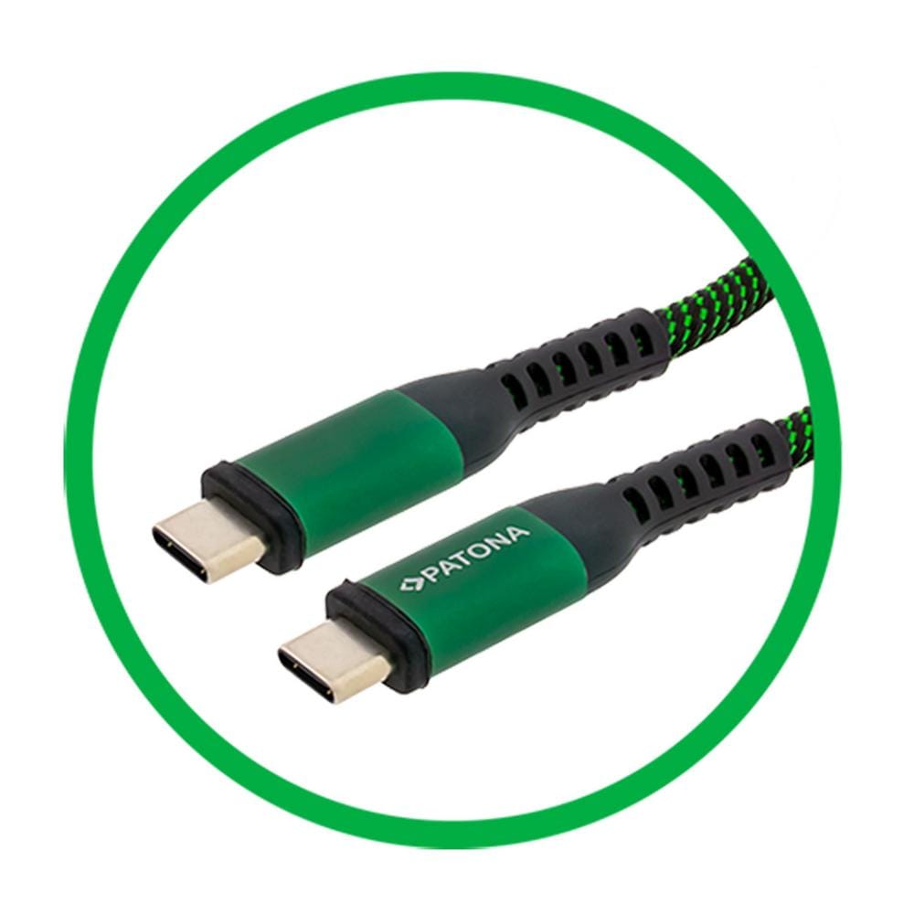 PATONA Premium Dual PD Cargador de Alto Rendimiento para Sony BP-U60 con entrada/salida USB‑C
