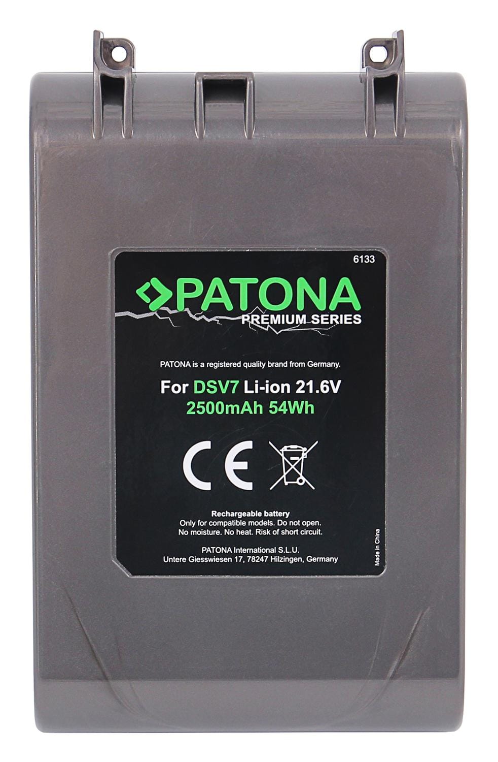 PATONA Premium Batterie 2500 mAh pour Dyson V7 Motorhead Trigger Animal Auto Bateau Absolu SV11 968670‑02 968670‑03