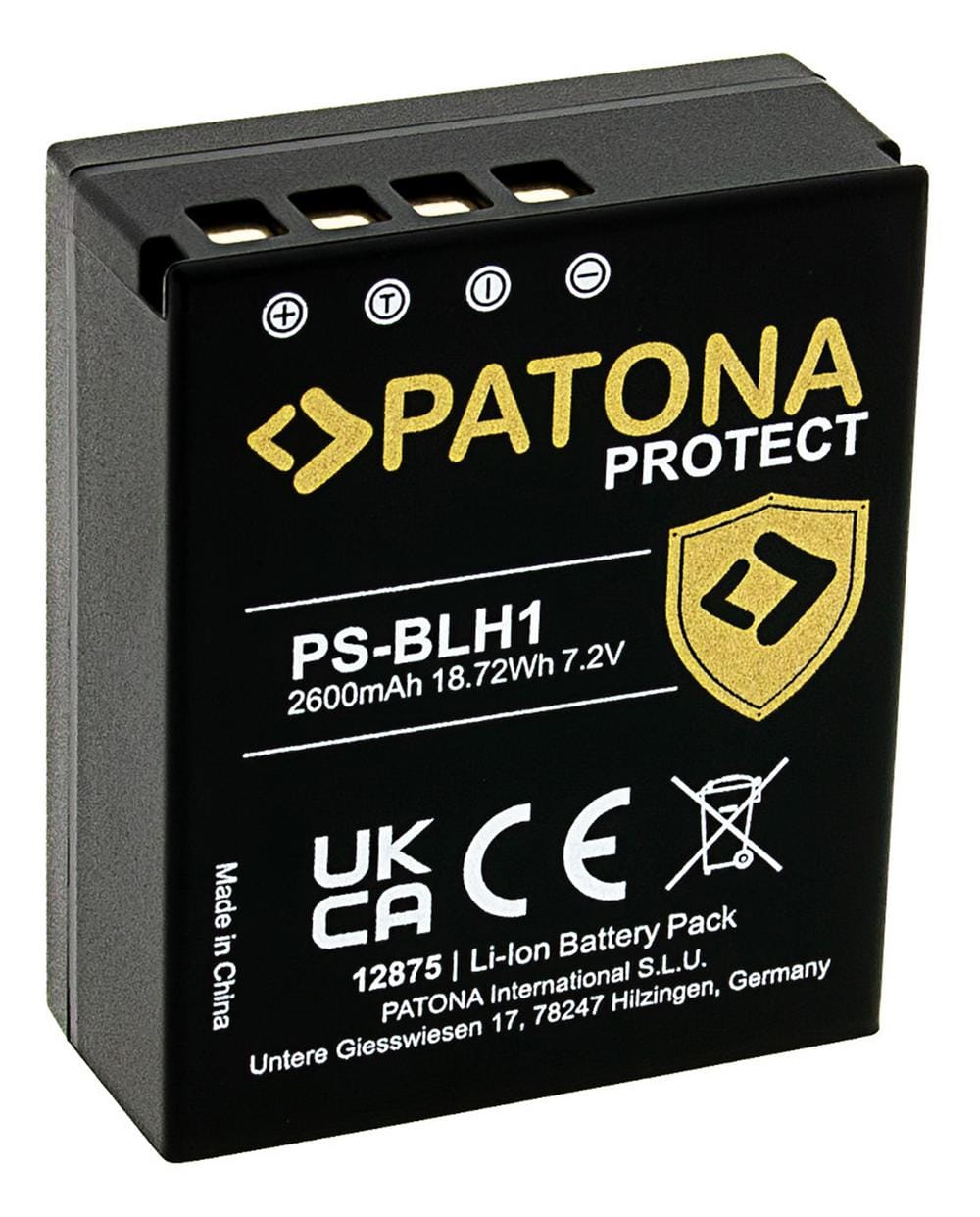PATONA PROTECT batería para Olympus BLH-1 OM-D EM-1 Mark 2 EM-1 Mark II E-M1X PATONA PROTECT batería para Olympus BLH-1 OM-D EM-1 Mark 2 EM-1 Mark II E-M1X