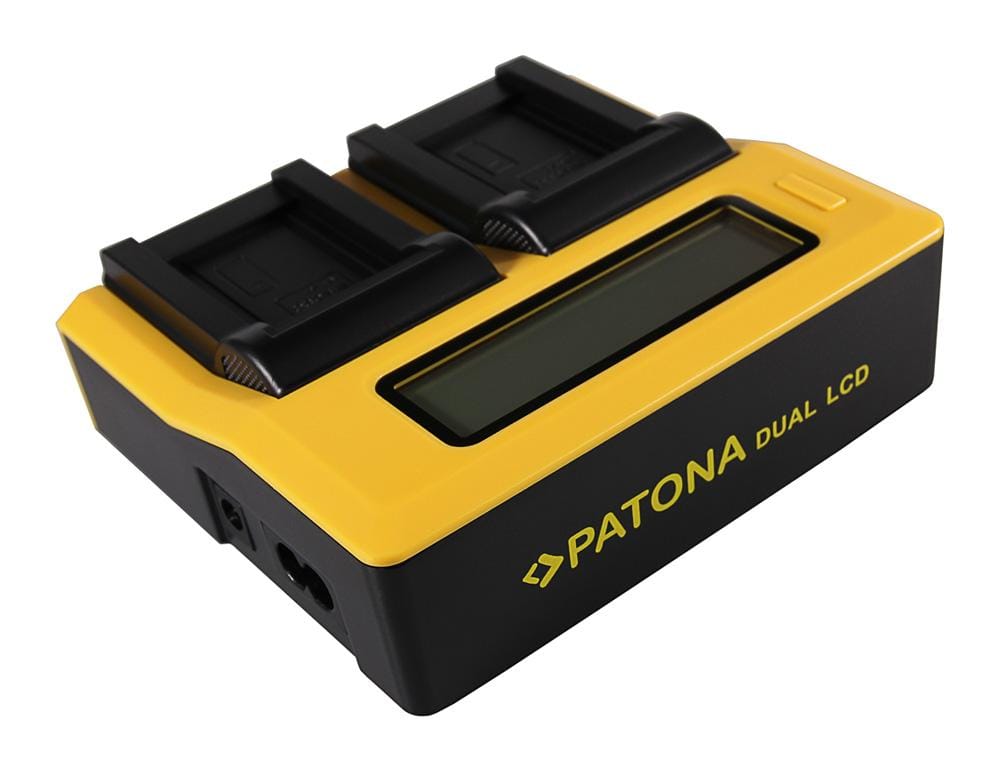 PATONA Dual LCD USB Charger for Casio NP-70 & Exilim EXZ150 EX-Z150 EXZ155 EX-Z155 EXZ250 EX-Z250