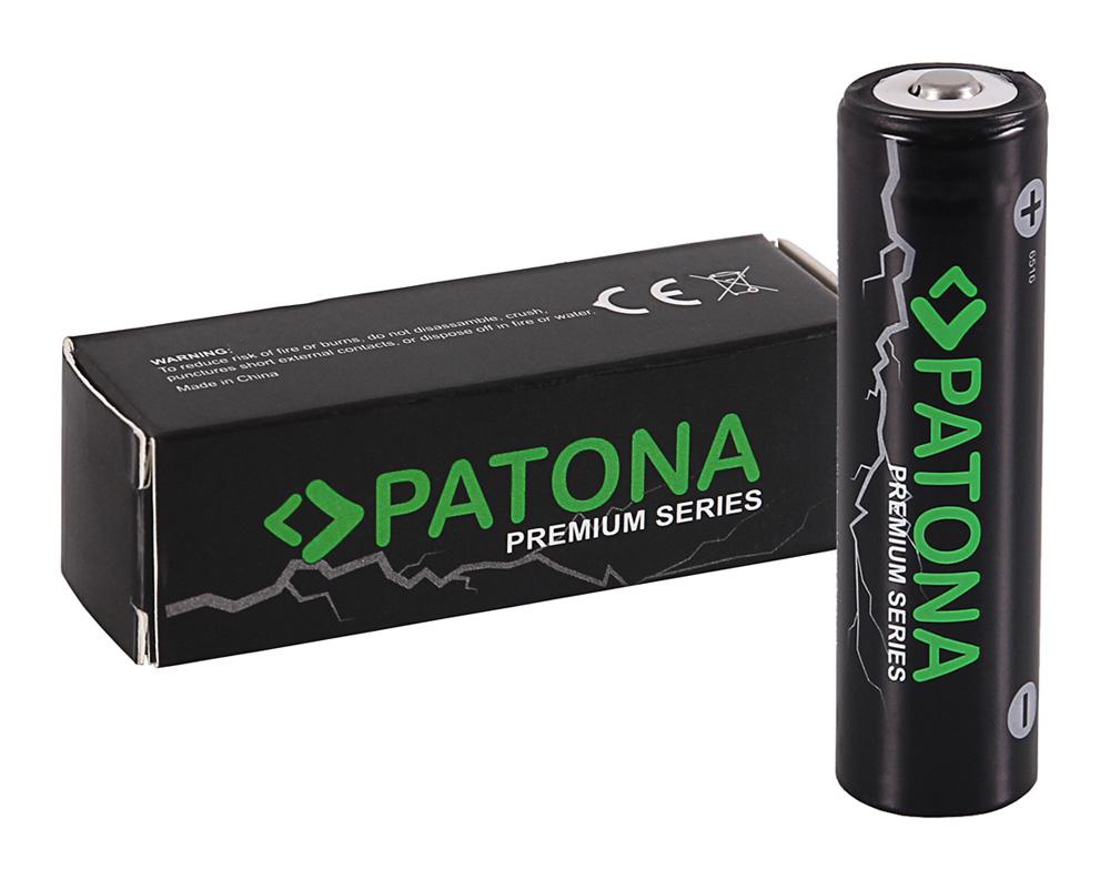PATONA Premium 18650 Li‑Ion batteria non protetta Sharp/Button Top 3,7 V 3500 mAh PATONA Premium 18650 Li‑Ion batteria non protetta Sharp/Button Top 3,7 V 3500 mAh