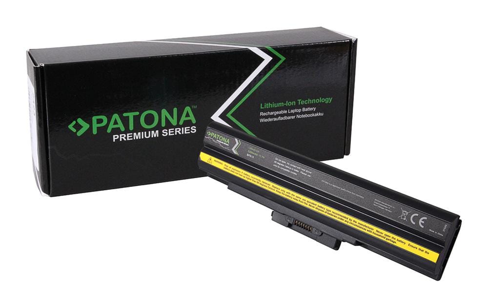 PATONA Premium Bateria para Sony BPS13 sem CD, preta, compatível com Vaio VGN CS11S P VGN CS11S Q VGP PATONA Premium Bateria para Sony BPS13 sem CD, preta, compatível com Vaio VGN CS11S P VGN CS11S Q VGP