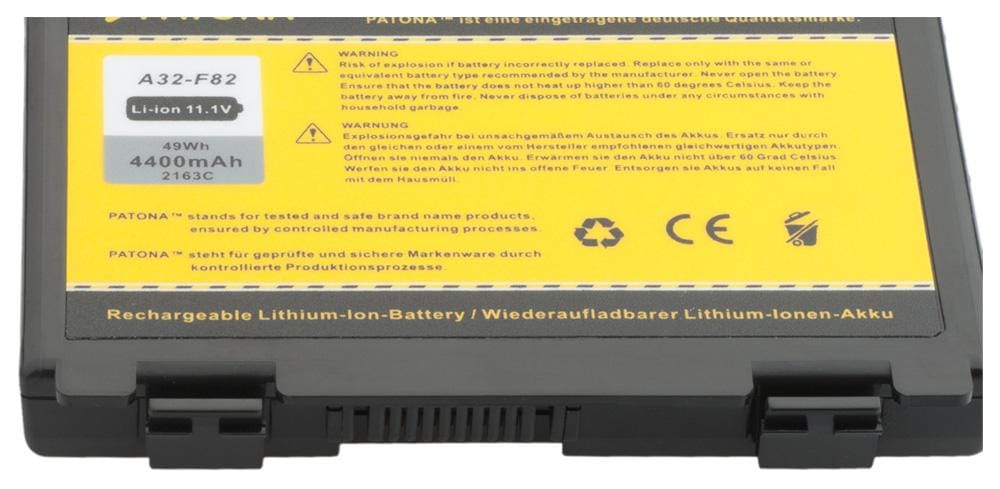 BATTERIE PATONA pour Asus A32-F82 K-40 K-50 K-51 K-60 K-61 X-5C