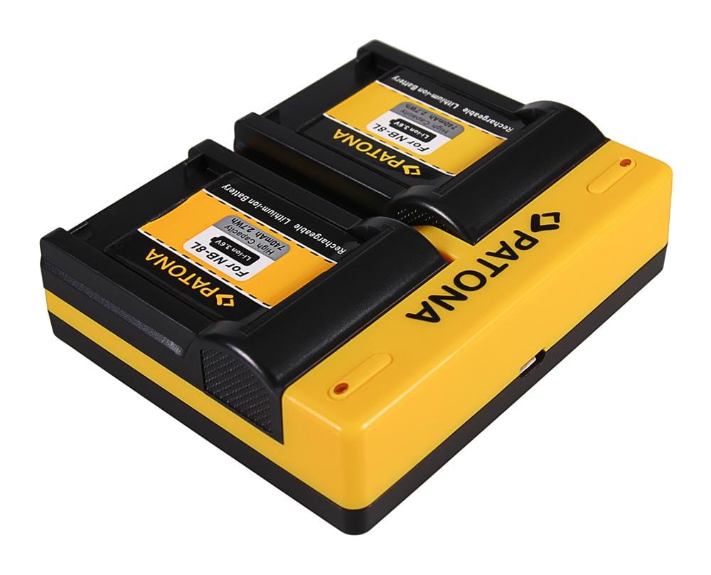 Caricatore Duale PATONA per Canon NB-8L Powershot A2200 A3000 IS A3000IS A3100 IS A3100IS incluso Micro-USB Caricatore Duale PATONA per Canon NB-8L Powershot A2200 A3000 IS A3000IS A3100 IS A3100IS incluso Micro-USB