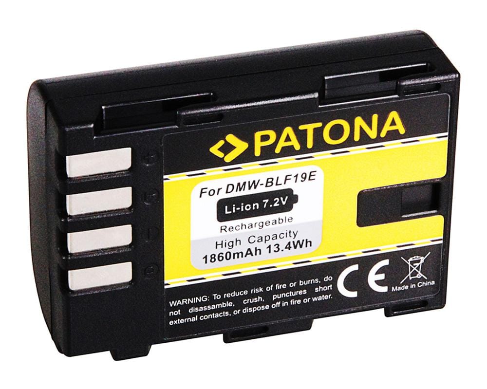 PATONA Batteria per Panasonic Lumix DMC-GH3 DMC-GH3A DMW-BLF19 BLF19E
