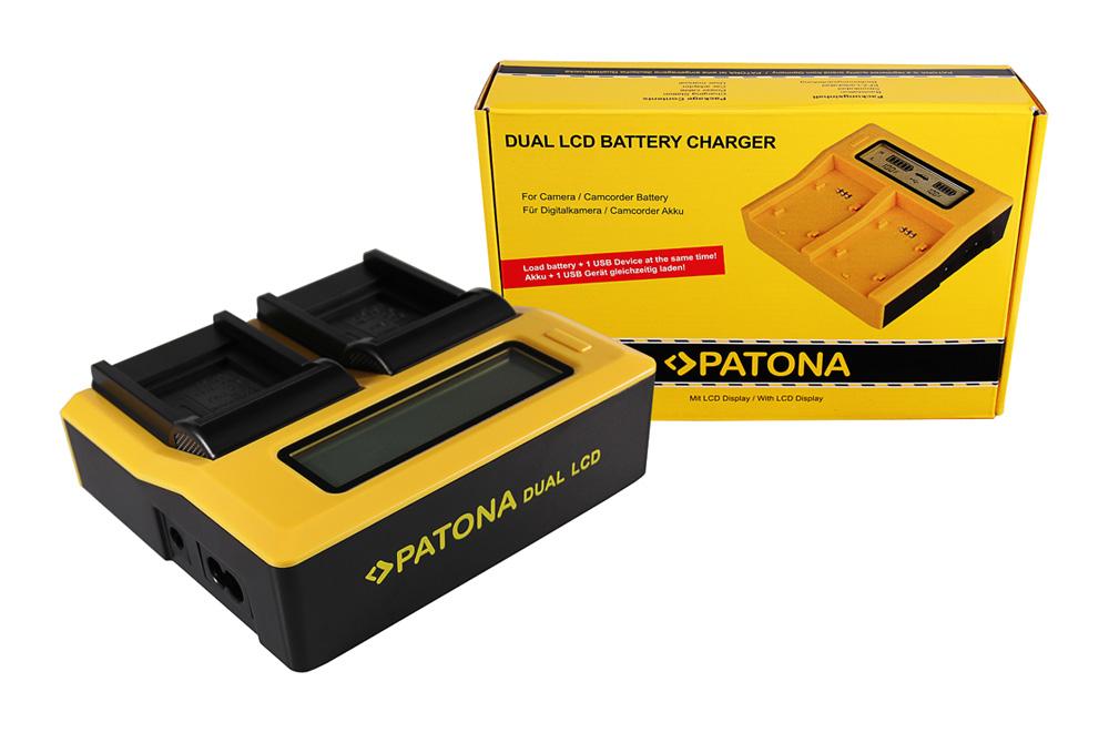 PATONA Carregador Dual LCD USB para Casio Panasonic CGA S007E Exilim EXZ150 EX Z150 EXZ155 EX Z155 PATONA Carregador Dual LCD USB para Casio Panasonic CGA S007E Exilim EXZ150 EX Z150 EXZ155 EX Z155