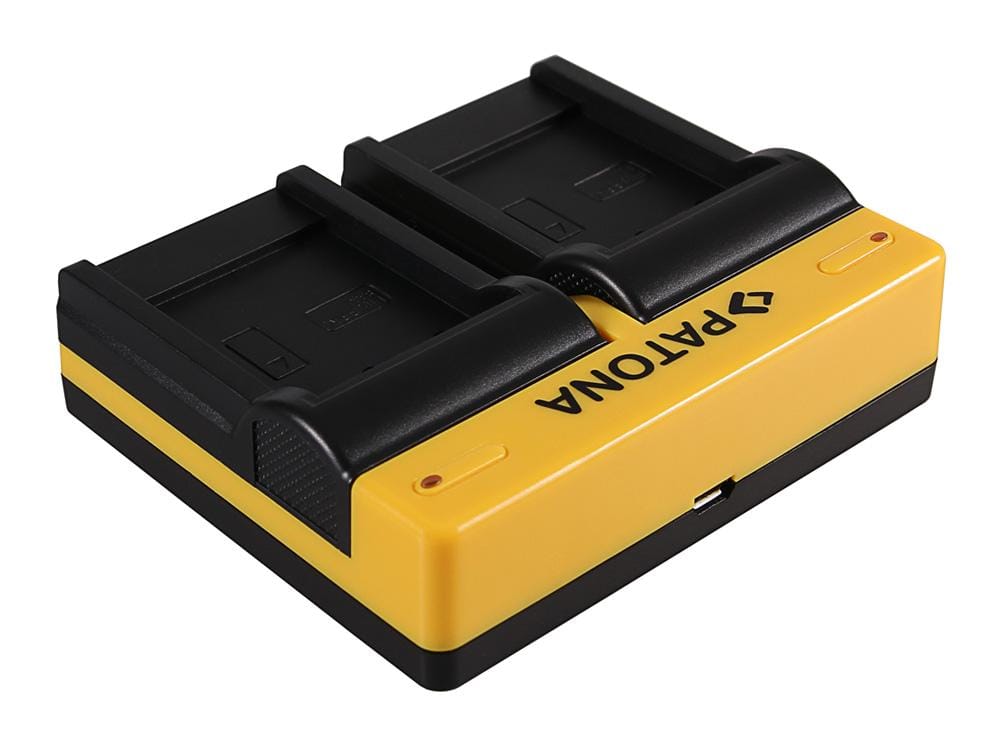 Carregador Dual PATONA para Acer Medion DC-8300 DS-8330 CP8530 CP-8531 com cabo Micro-USB