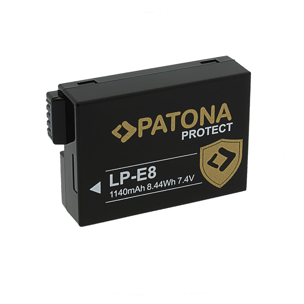 PATONA PROTECT Bateria para Canon EOS 550D 600D 650D 700D LPE8 LP‑E8 LP‑E8+