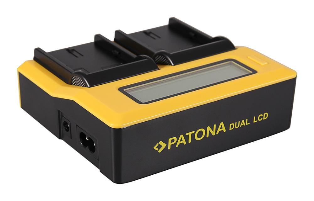 PATONA Dual LCD USB Charger for Canon LPE6 LP-E6