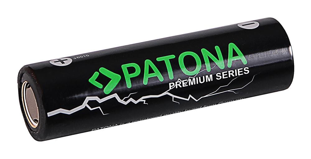 PATONA Premium 18650 Li‑Ion batteria non protetta flat‑top 3,7 V 3500 mAh per e‑sigarette, powerbank, torce e‑bike PATONA Premium 18650 Li‑Ion batteria non protetta flat‑top 3,7 V 3500 mAh per e‑sigarette, powerbank, torce e‑bike