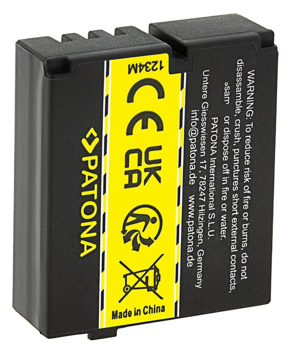 Batería PATONA para Rollei Bullet 3s 4s 5s DS‑SD20 Astak CM‑7200 HD Star 60