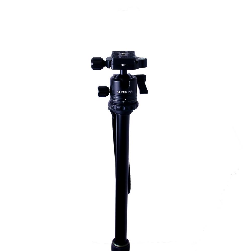 PATONA Premium Tripod GEZI PRO 165 4‑section extendable from 56.5 cm to 165 cm incl. bag