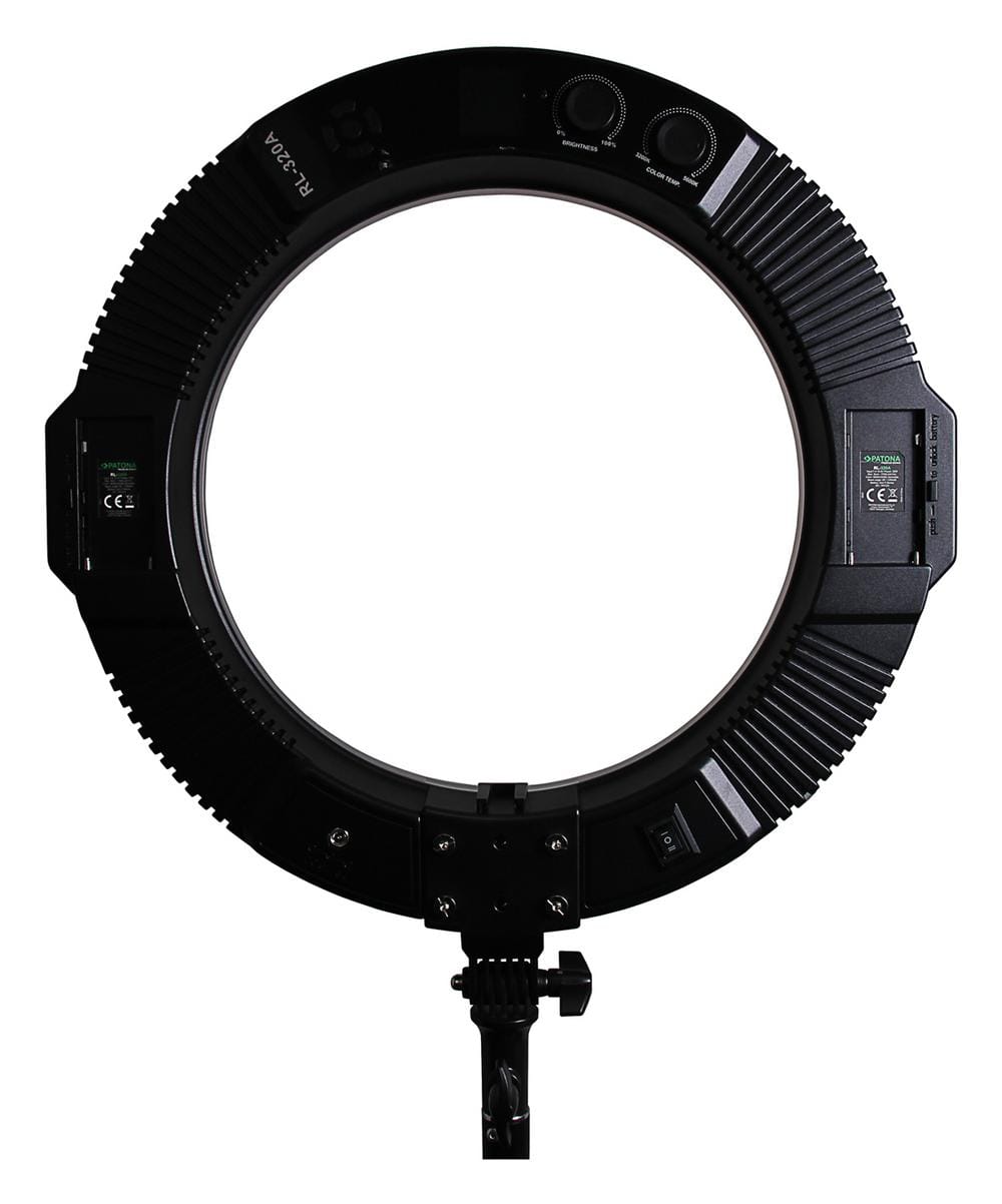 PATONA Premium Anneau LED RL-320A pour la photographie et la vidéo PATONA Premium Anneau LED RL-320A pour la photographie et la vidéo
