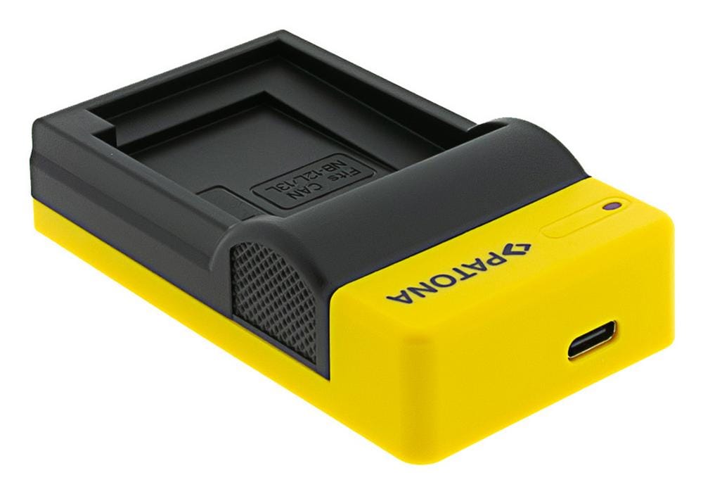 Caricatore USB Slim PATONA con ingresso USB‑C per Canon NB‑13L PowerShot G5 X G5X G7 X G7 X Mark II G7X