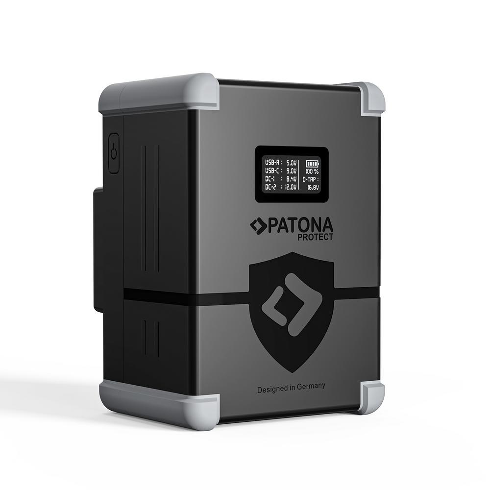 PATONA PROTECT Batteria Gold Mount G99‑PD100 99 Wh per Canon Panasonic Sony