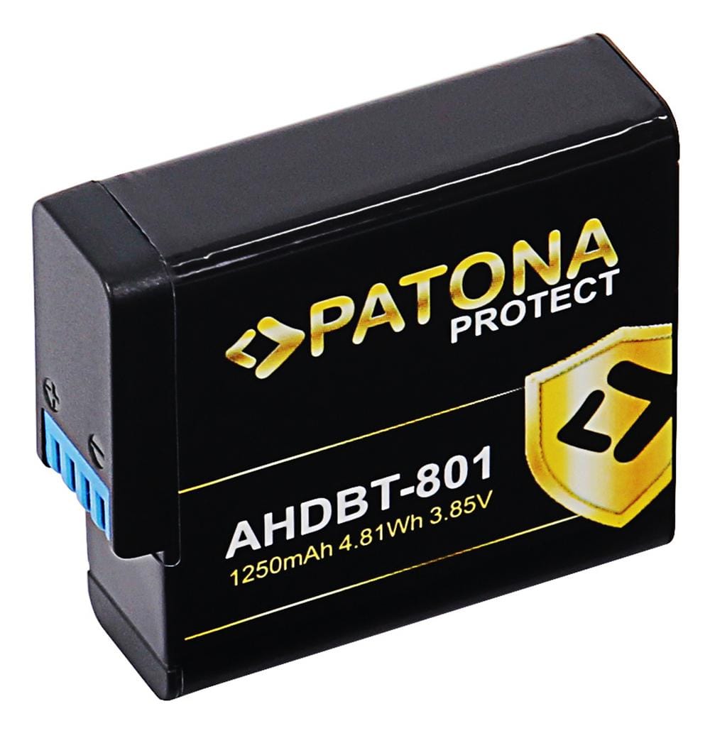 PATONA PROTECT Battery for GoPro Hero 8 AHDBT-801 Hero 7 AHDBT-701 Hero 6 Hero 5 AHDBT-501