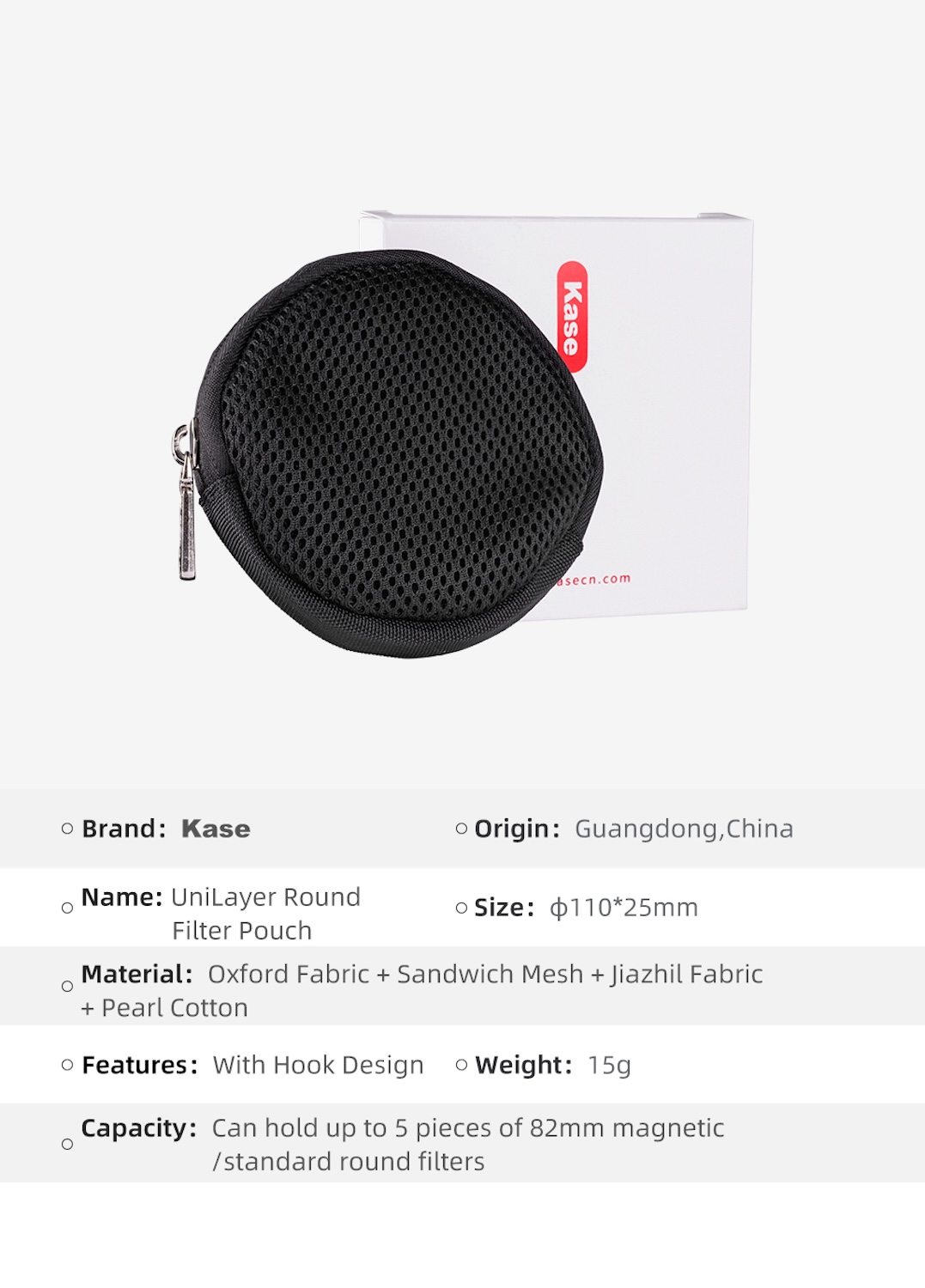 Worek filtrujący do okrągłych filtrów magnetycznych UniLayer do 82 mm