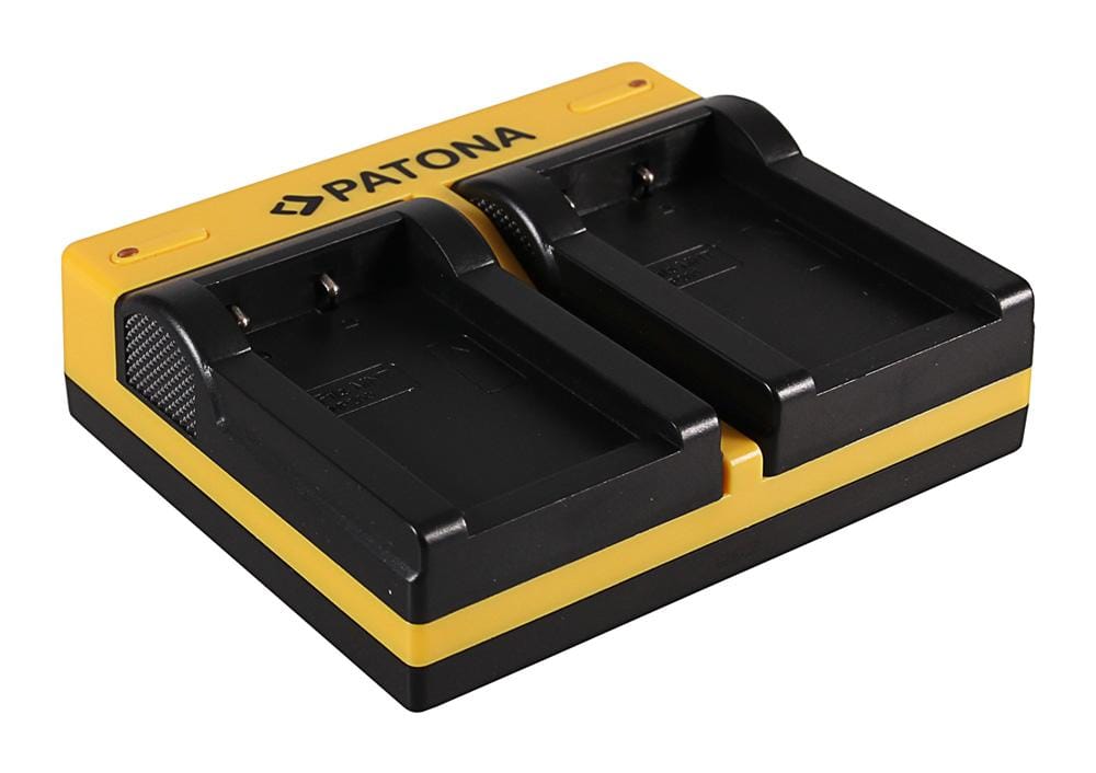 PATONA Dual Charger for Konica Minolta NP-200 Dimage X, Xg, Xi, Xt, Biz with Micro-USB Cable