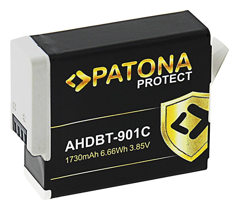 PATONA PROTECT Battery for GoPro Hero 9 Hero 10 Hero 11 Hero 12 AHDBT-901C SPBL1B Enduro PATONA PROTECT Battery for GoPro Hero 9 Hero 10 Hero 11 Hero 12 AHDBT-901C SPBL1B Enduro
