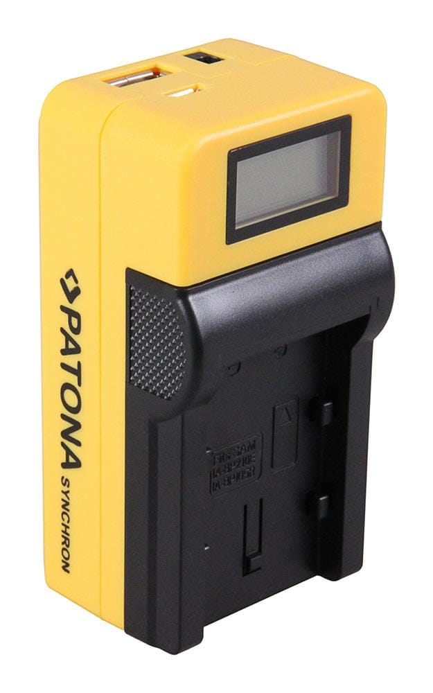 PATONA Synchron USB Caricabatterie per Samsung IABP105R con Display LCD PATONA Synchron USB Caricabatterie per Samsung IABP105R con Display LCD
