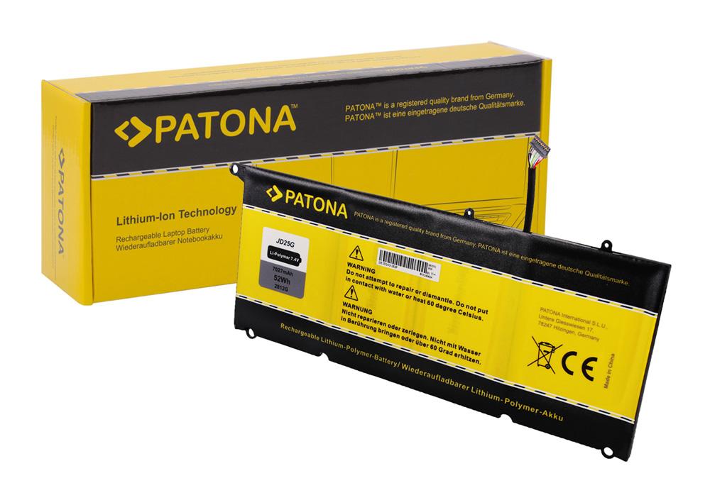PATONA bateria para Dell JD25G 90V7W RWT1R 0N7T6 5K9CP XPS13 9343 9350