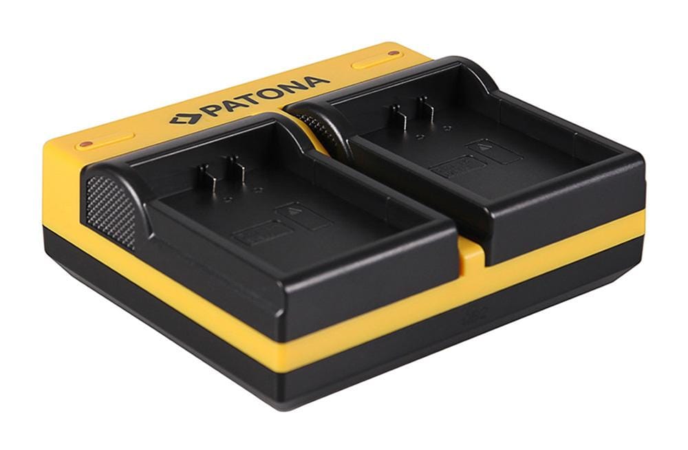 Caricabatterie doppio PATONA per Nikon EN-EL21 V2 compreso cavo Micro-USB