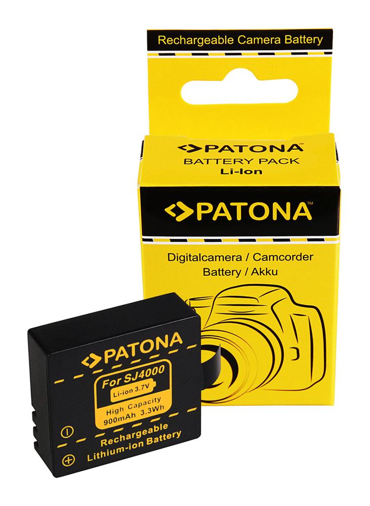 PATONA bateria para SJCAM SJ4000 SubTig3 e Rollei Actioncam 220 300 300 Plus 310 330 415 416 426 PATONA bateria para SJCAM SJ4000 SubTig3 e Rollei Actioncam 220 300 300 Plus 310 330 415 416 426