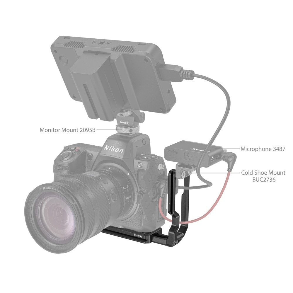 Uchwyt kątowy SmallRig L do Nikon Z8 3942
