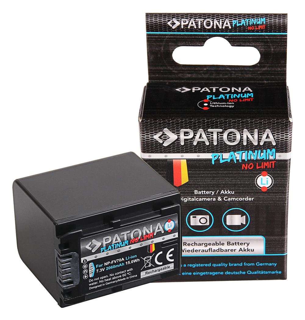 PATONA Platinum Akumulator dla Sony NP-FV70 FDR-AX40 FDR-AX45 FDR-CX680 NEX-VG30 PATONA Platinum Akumulator dla Sony NP-FV70 FDR-AX40 FDR-AX45 FDR-CX680 NEX-VG30
