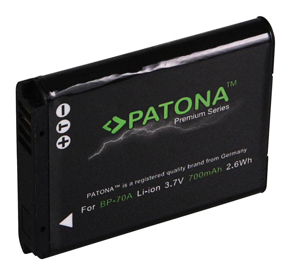 PATONA Premium batería para Samsung ES-65 ES-70 PL-80 PL-100 BP-70A BP70A
