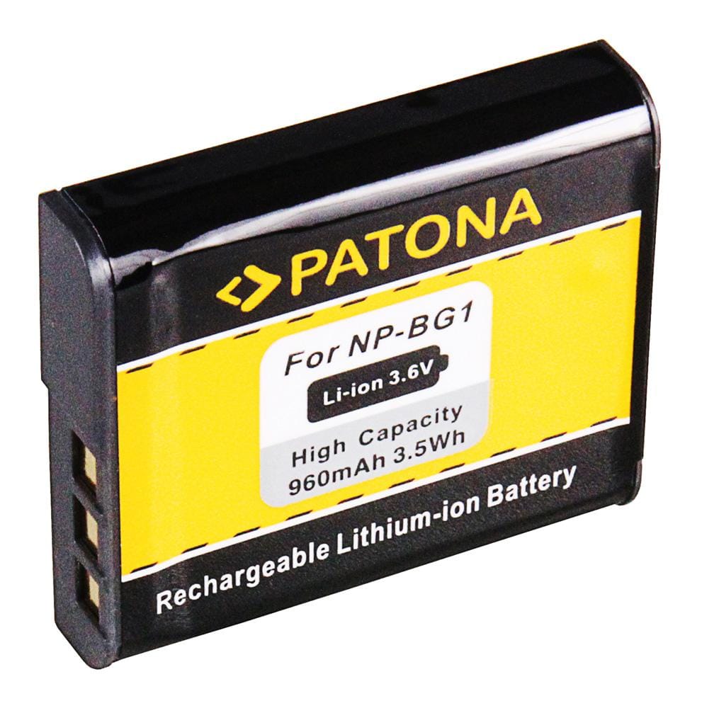 PATONA Batteria per Sony NP-BG1 DSC-N1 N2 H3 H7 H9 H10 T20 T25 W30 W35