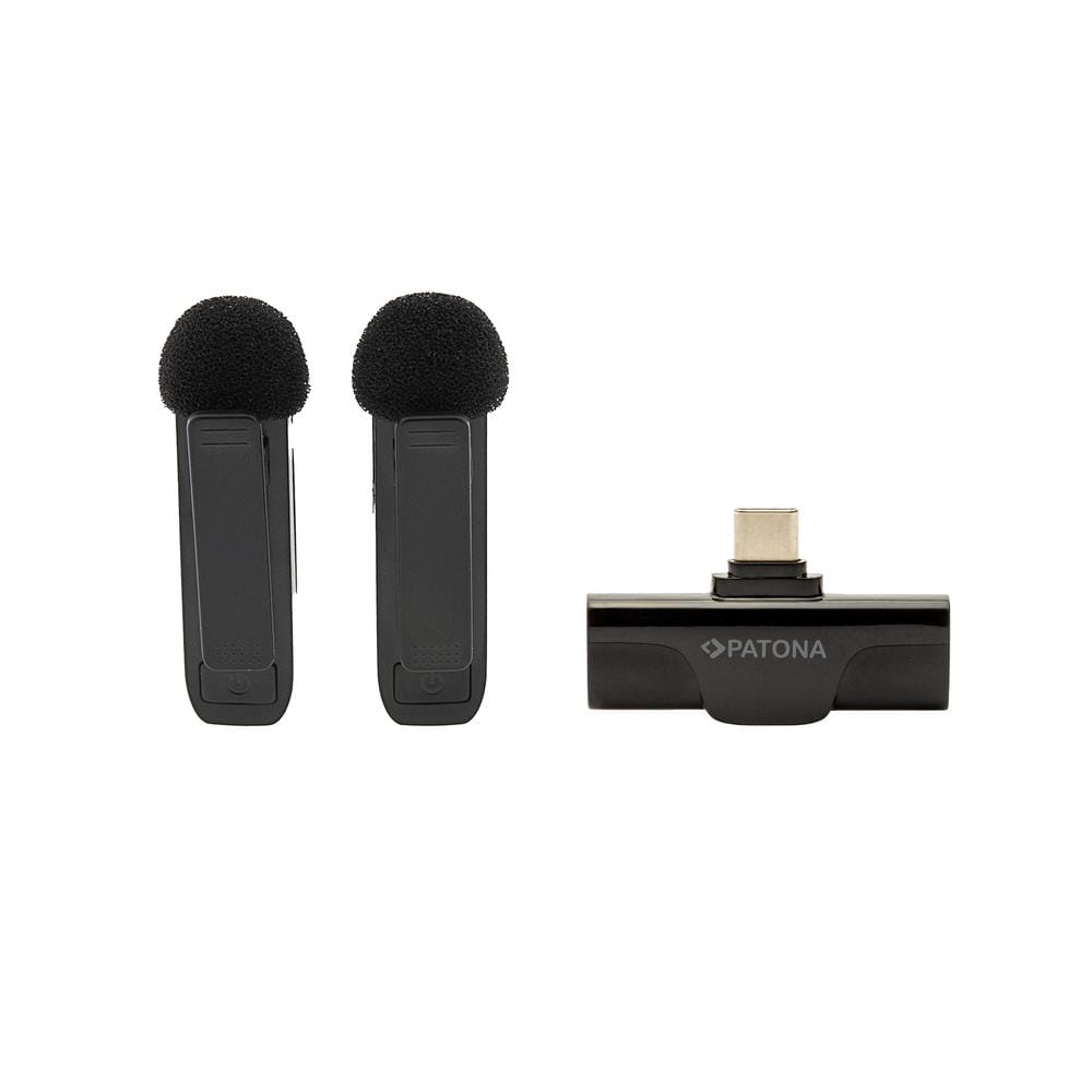 PATONA Premium Microfono Lavalier a Clip per Smartphone con USB‑C PATONA Premium Microfono Lavalier a Clip per Smartphone con USB‑C