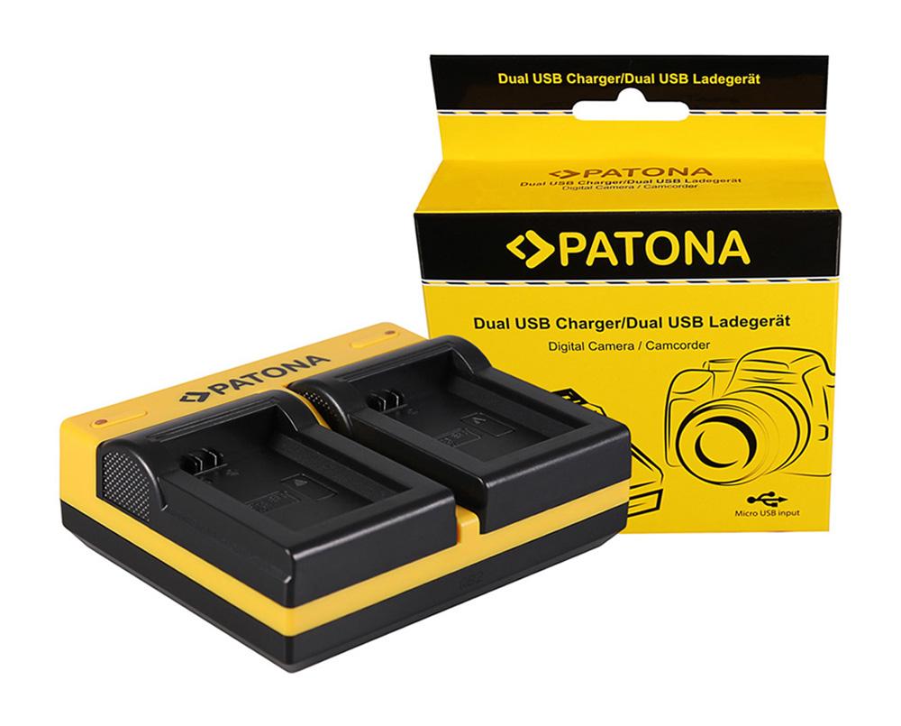 Cargador Dual PATONA para Sony NP-FW50 NEX 3 NEX 3C NEX 5 NEX 5A RX1R III DSC‑RX1RM3 con Micro‑USB Cargador Dual PATONA para Sony NP-FW50 NEX 3 NEX 3C NEX 5 NEX 5A RX1R III DSC‑RX1RM3 con Micro‑USB