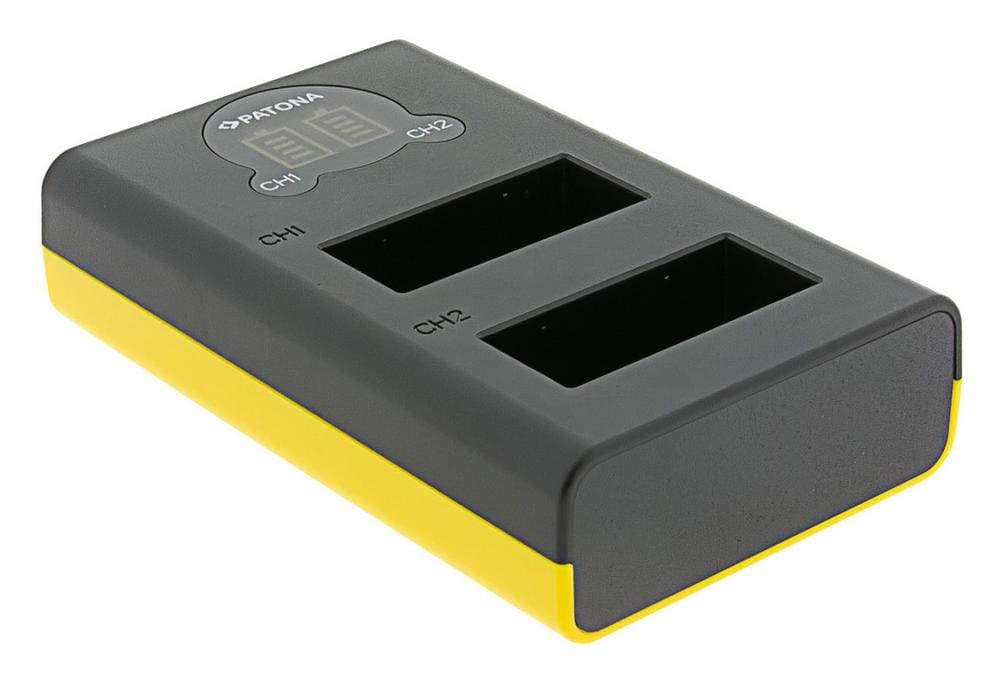 PATONA Dual LCD USB Caricatore per GoPro Hero 13