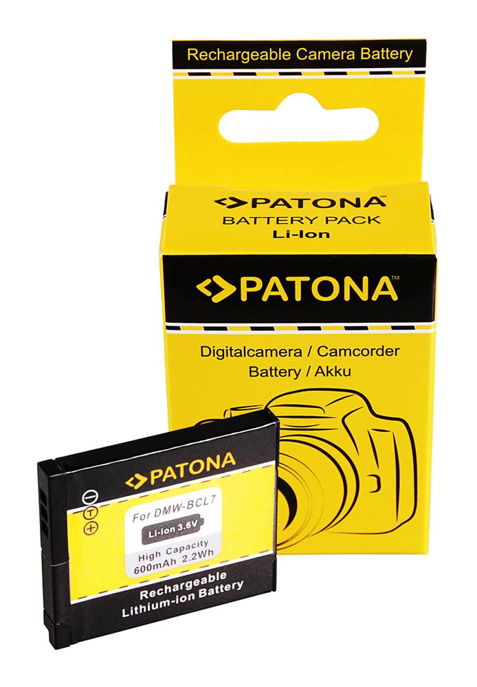 PATONA bateria para Panasonic DMW‑BCL7E SZ9 SZ3 XS1 FS50 FH50 F5 BCL7 PATONA bateria para Panasonic DMW‑BCL7E SZ9 SZ3 XS1 FS50 FH50 F5 BCL7